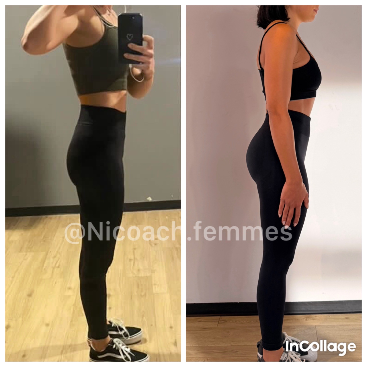 Oriane, transformation en musculation, plus 5 kg de muscle et moins 2 kg de gras