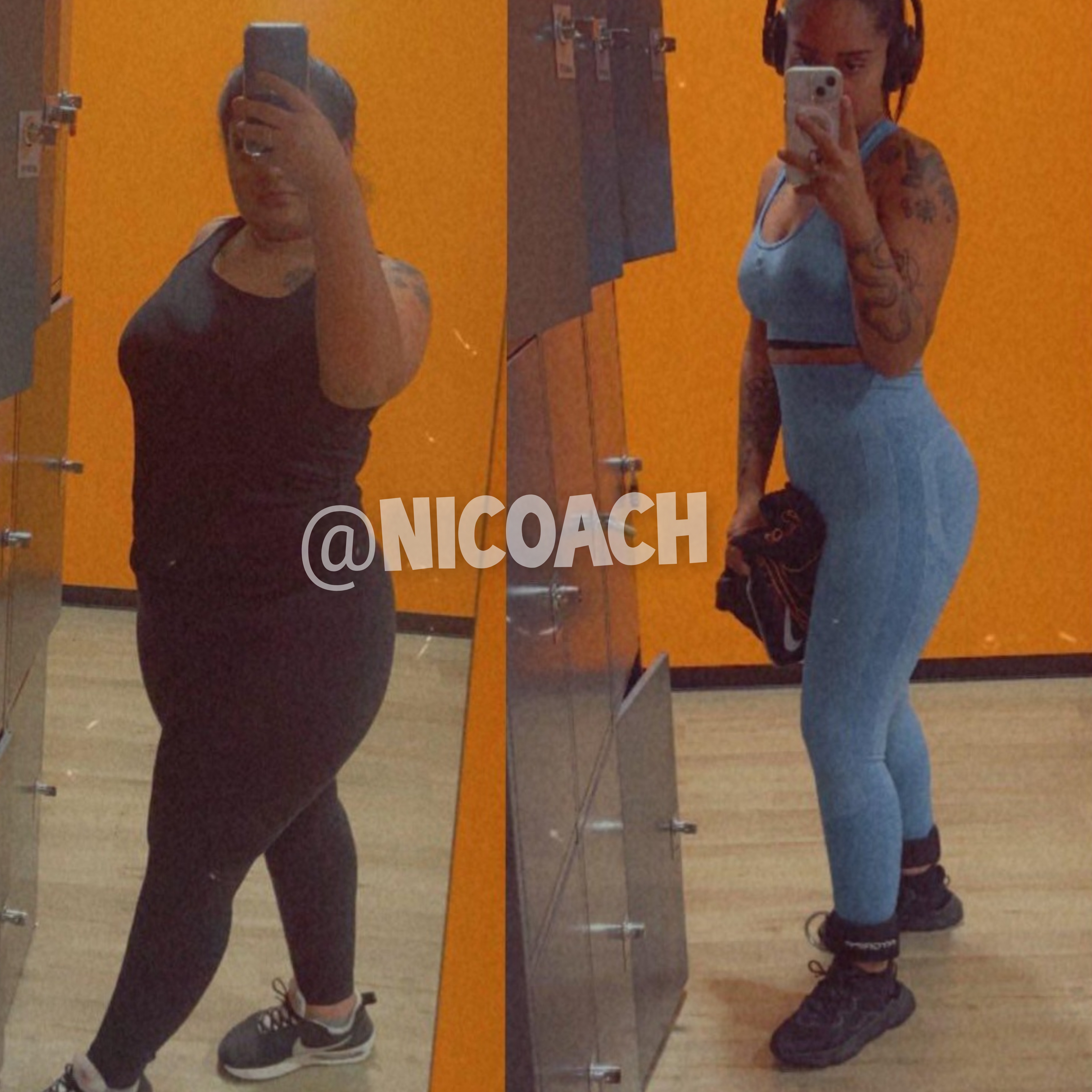 Gabie, transformation physique en musculation, moins 35 kg en deux ans
