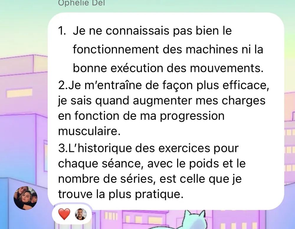 Message reçu d'une élève de l'Académie des Guerrières