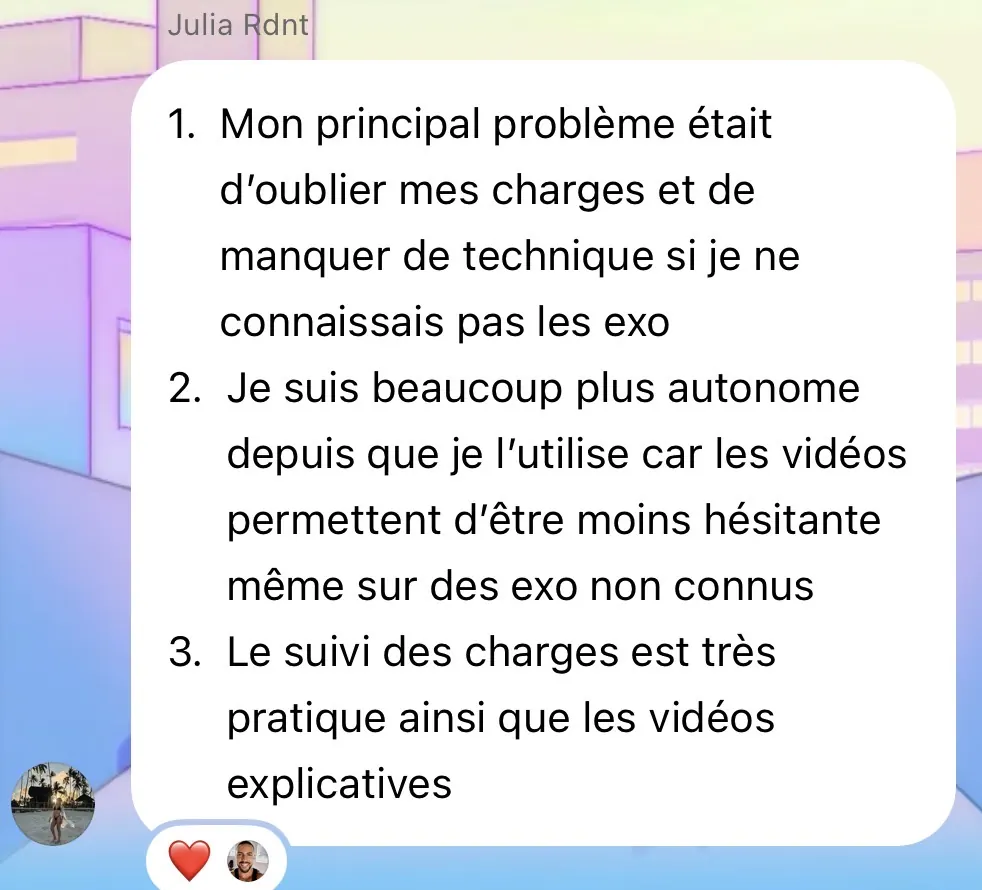 Message reçu d'une élève de l'Académie des Guerrières
