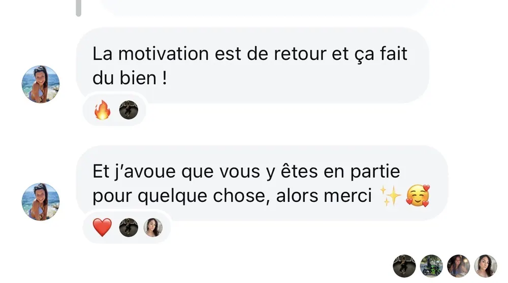 Message reçu d'une élève de l'Académie des Guerrières