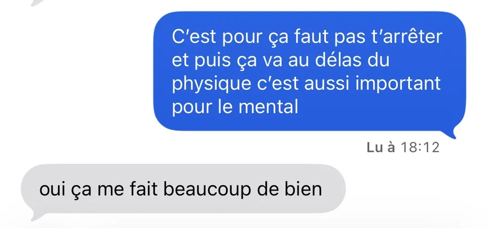 Message reçu d'une élève de l'Académie des Guerrières