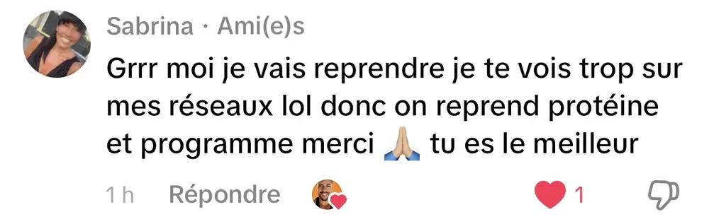 Message reçu d'une élève de l'Académie des Guerrières