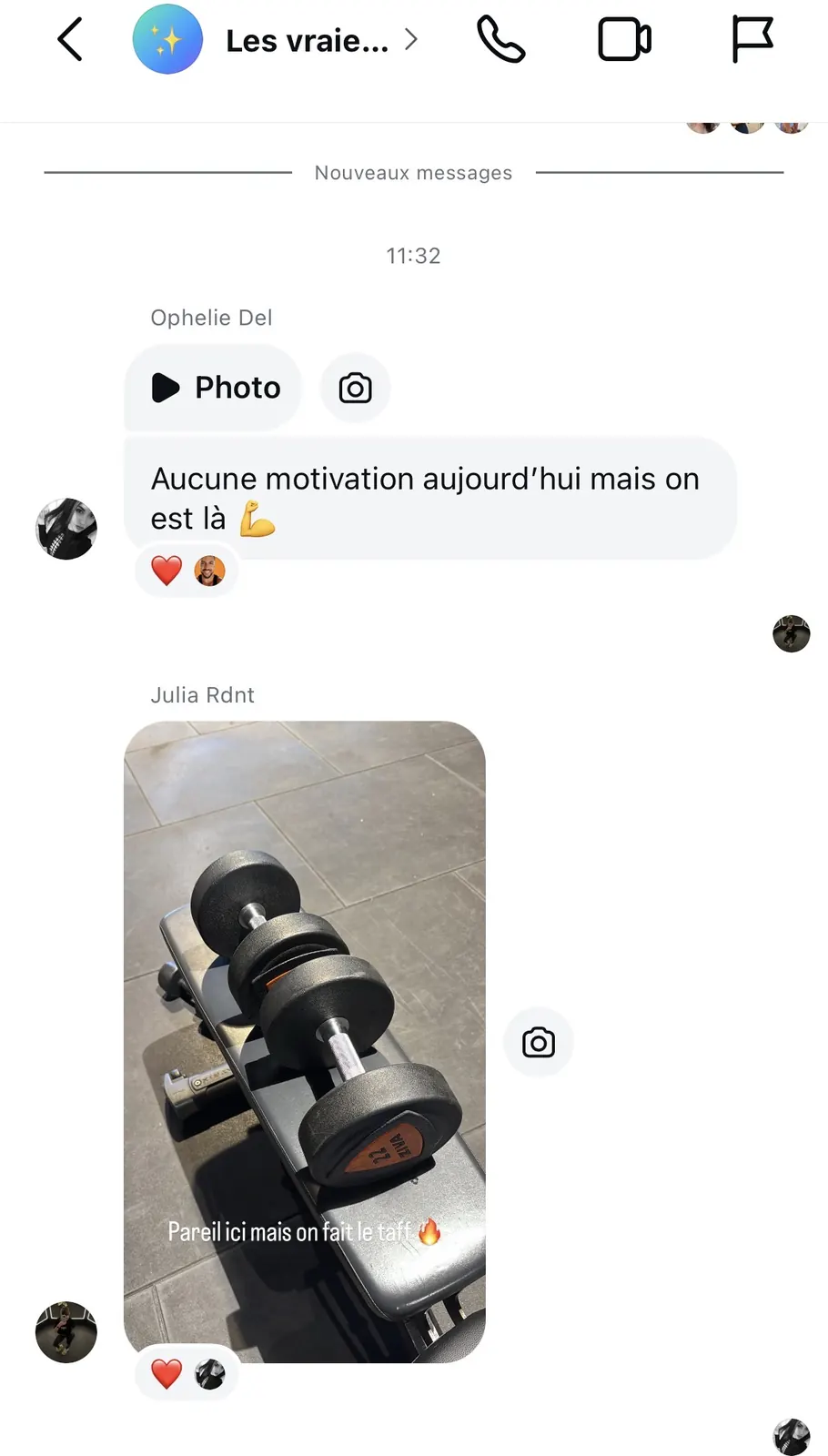 Message reçu d'une élève de l'Académie des Guerrières