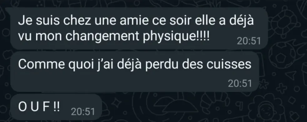Message reçu d'une élève de l'Académie des Guerrières