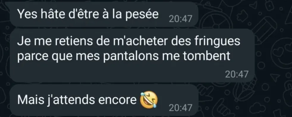 Message reçu d'une élève de l'Académie des Guerrières