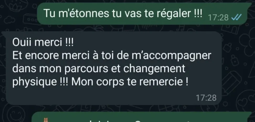 Message reçu d'une élève de l'Académie des Guerrières