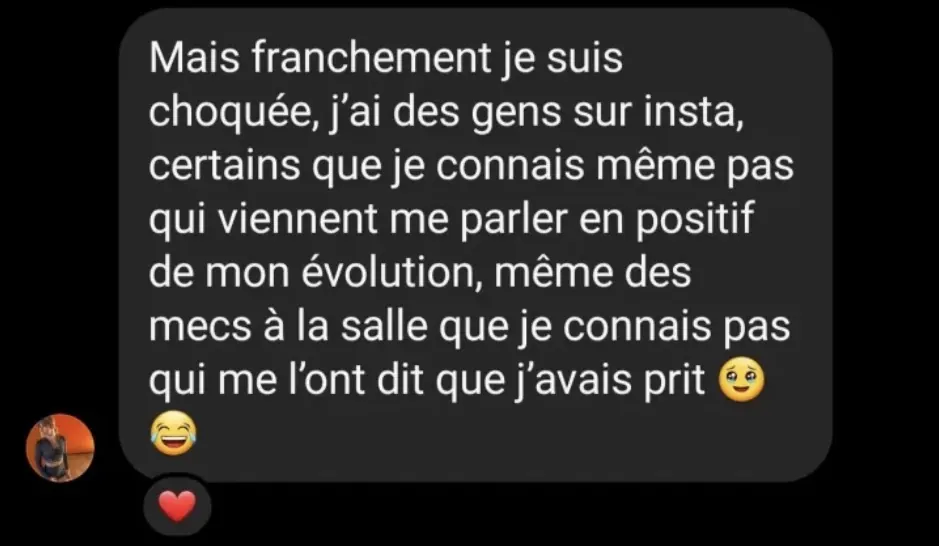 Message reçu d'une élève de l'Académie des Guerrières