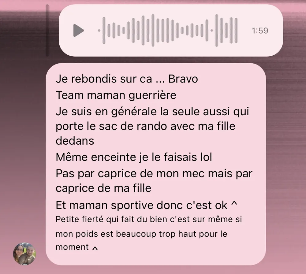 Message reçu d'une élève de l'Académie des Guerrières
